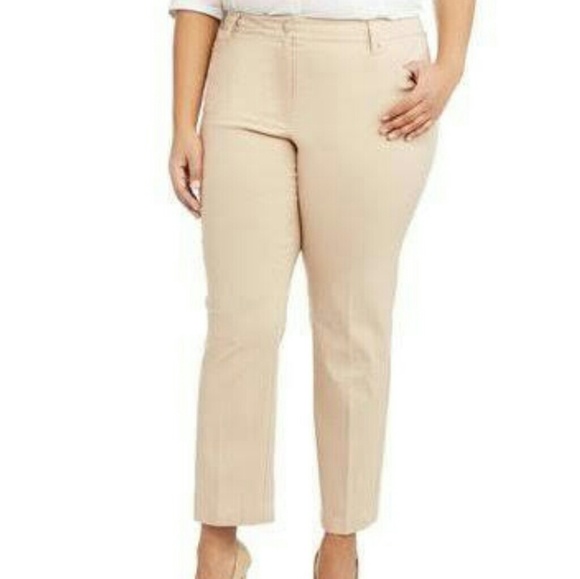 Chico's Denim - Chico's: Plus Size Cream Jeans